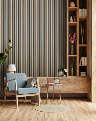 Harbour Oak Acoustic Panel 2800x600 Thin Slatt