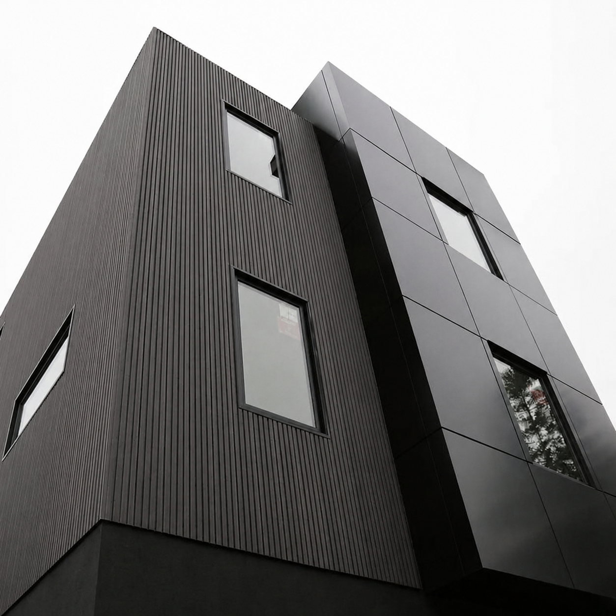 External Wall Cladding (WPC) Smoke Grey