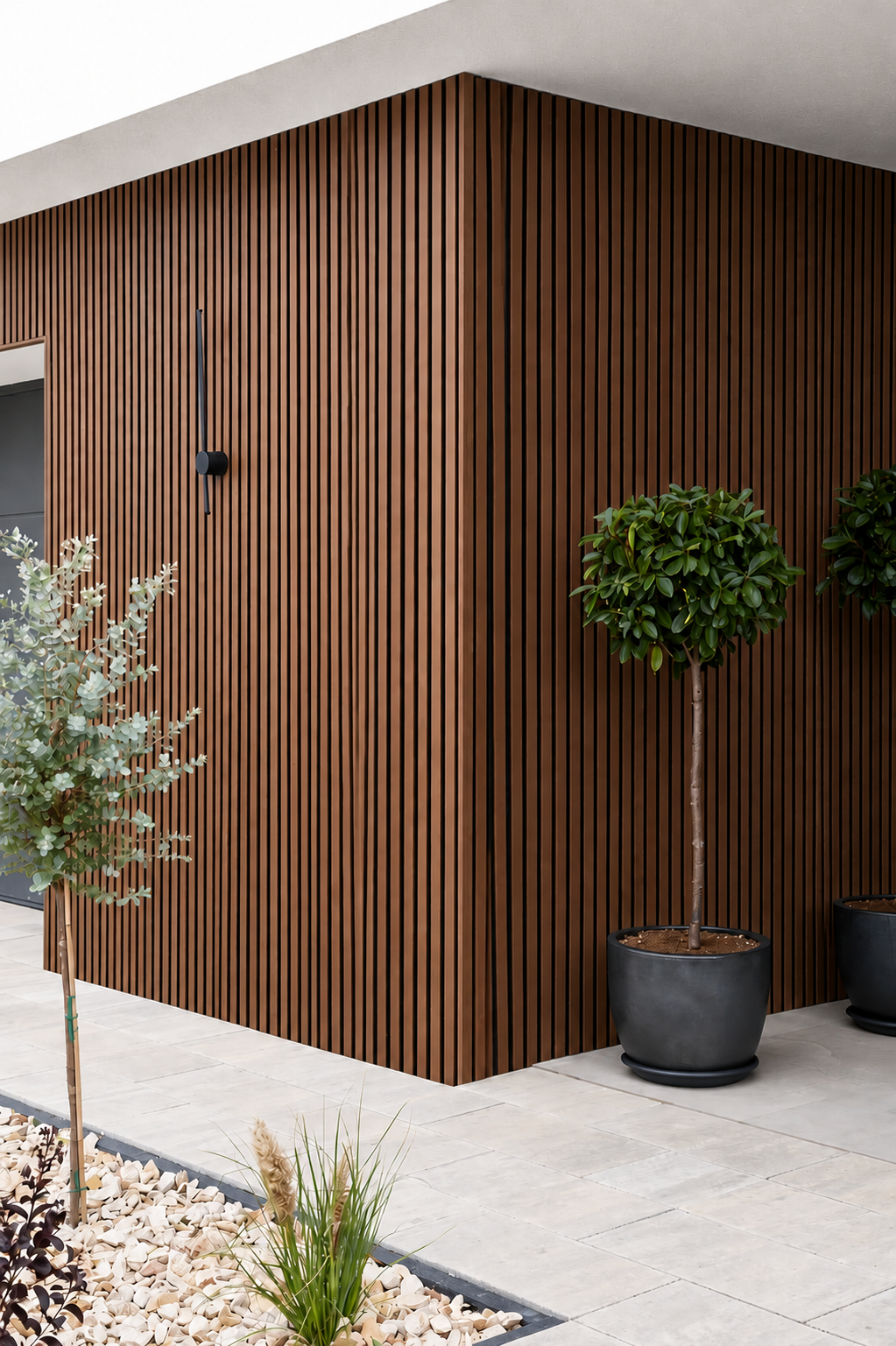 External Wall Cladding (WPC) Coffee & Black