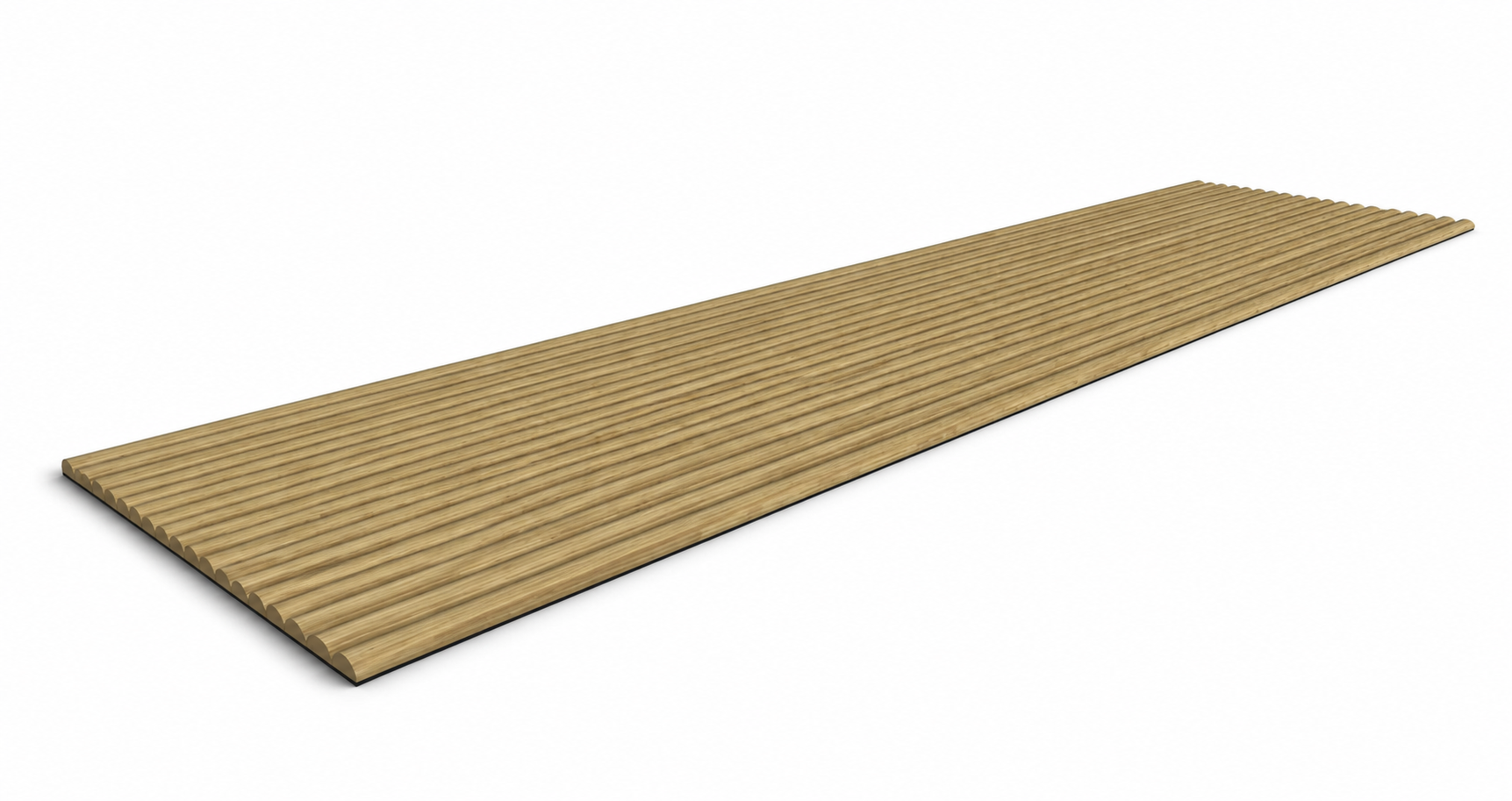 Flex Round Oak Panel 2700x600