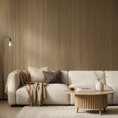 Flex Scallop Oak Panel 2700x510