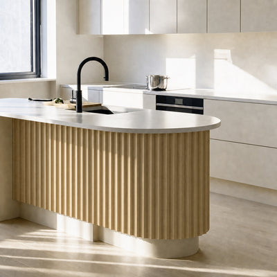Flex Scallop Oak Panel 2700x510