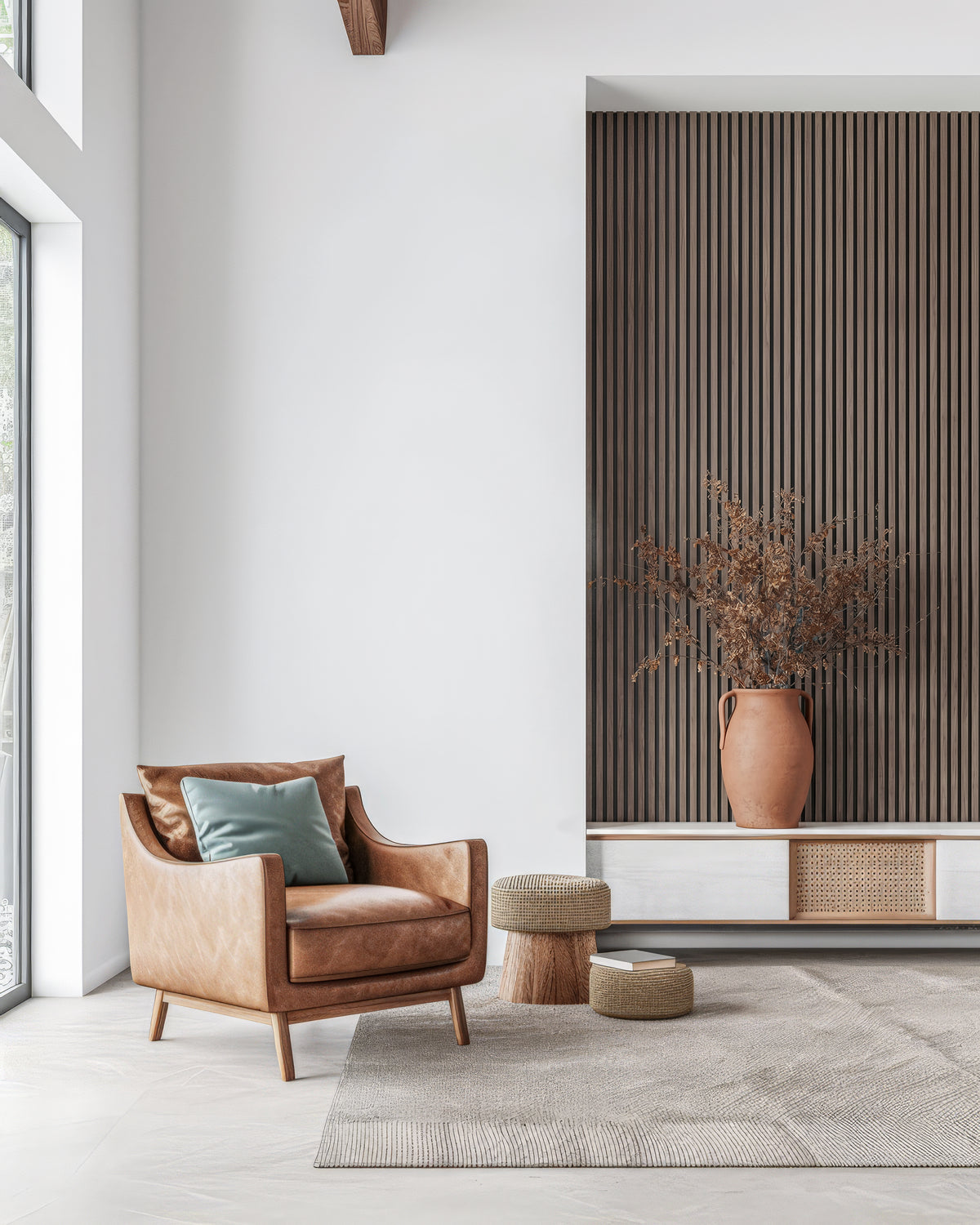 Smoked Ash Flex acoustic panels