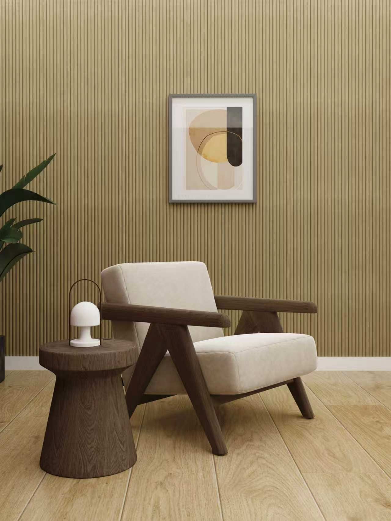 Flex Round Oak Panel 2700x600