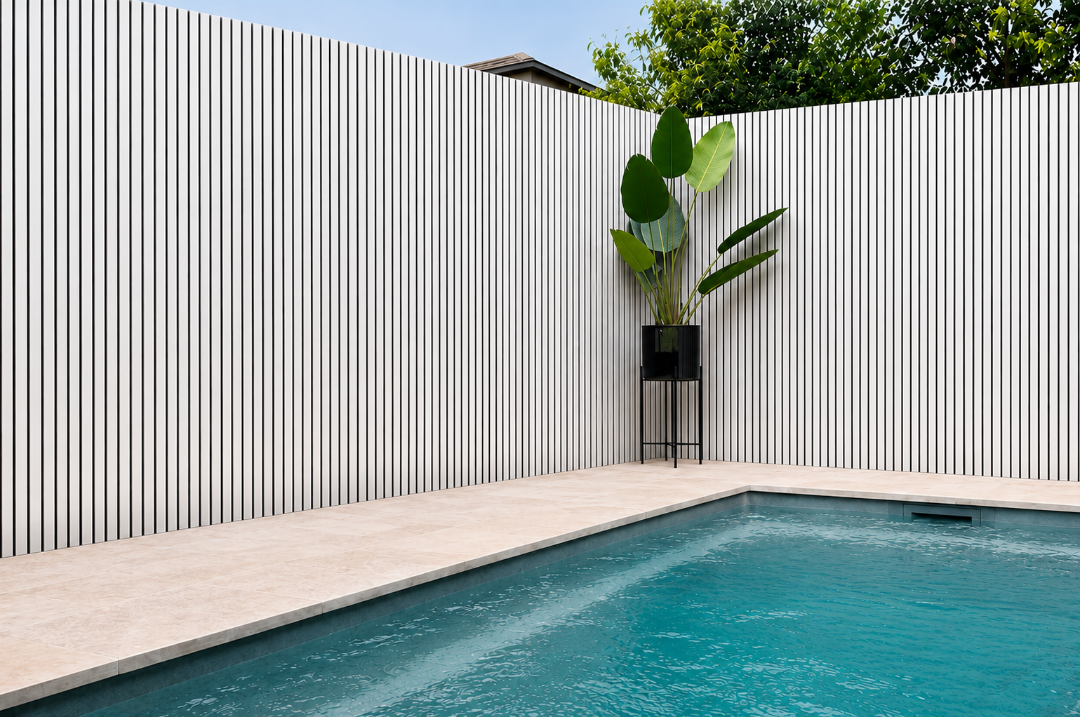 External Wall Cladding (WPC) White & Black