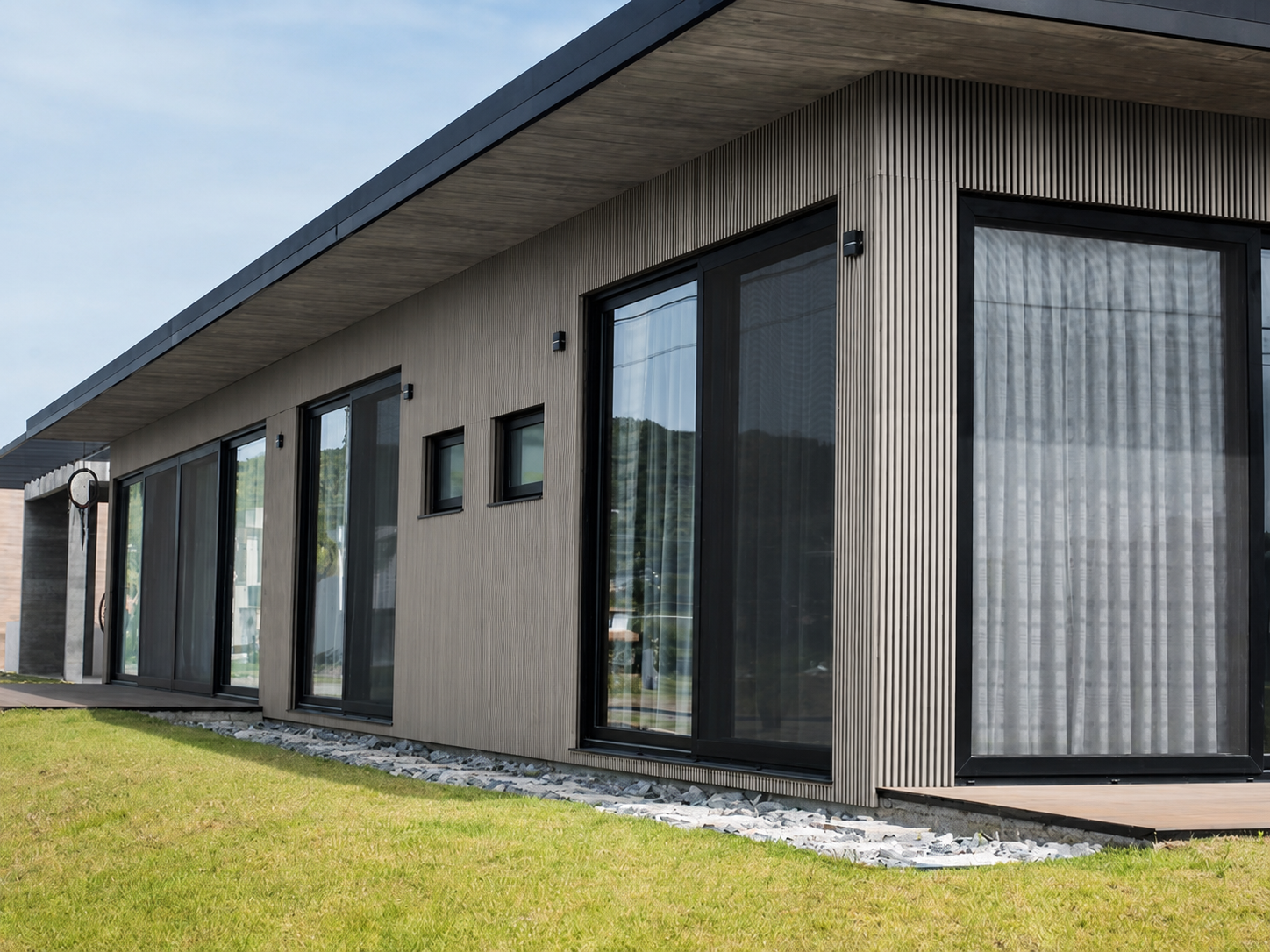 External Wall Cladding (WPC) Antique & Black