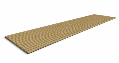 Flex Round Oak Panel 2700x600