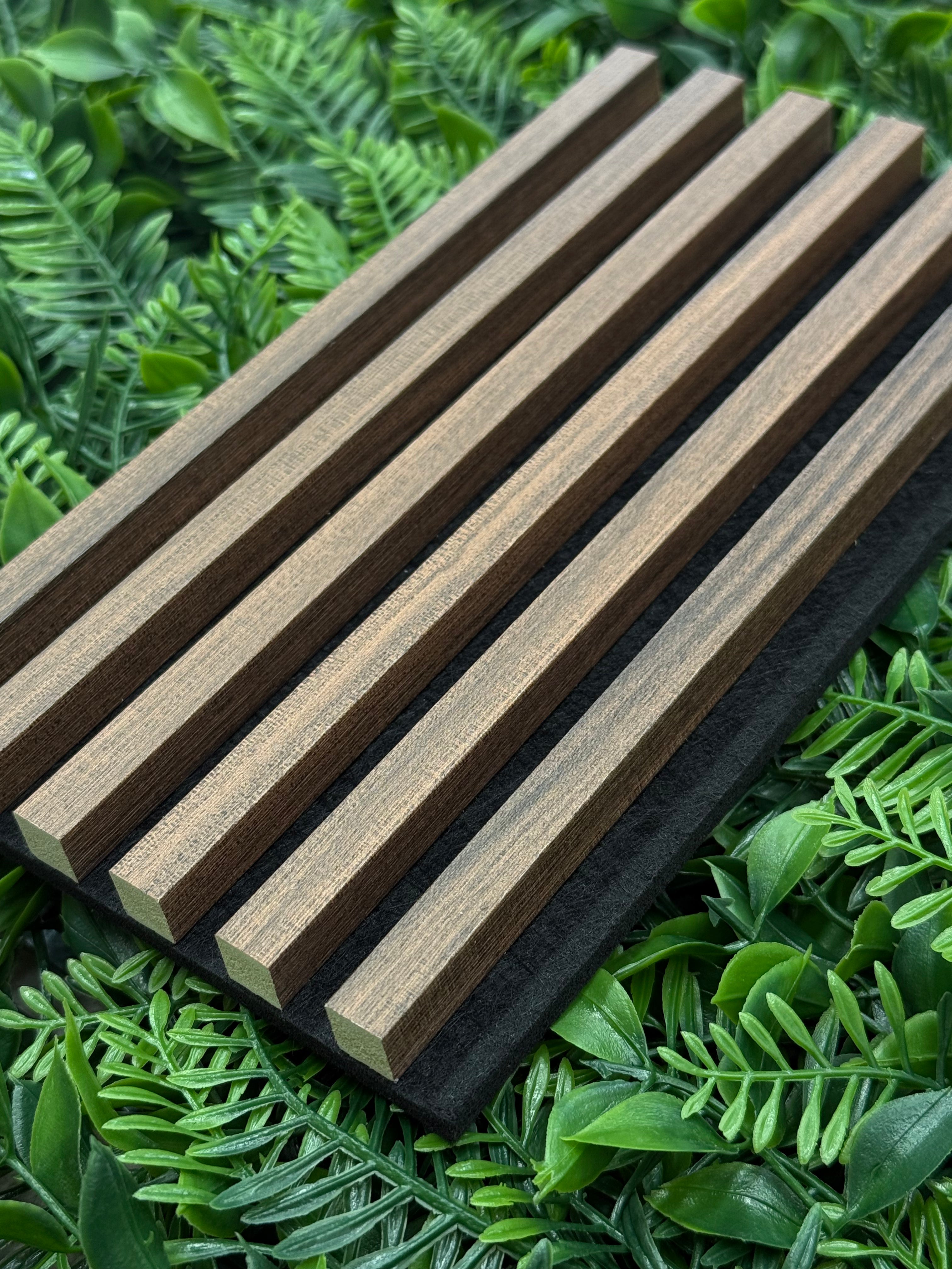 Tobacco Walnut Acoustic Panel 2800x600 Thin Slatt