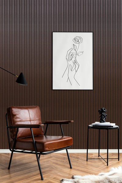 Smoked Ash Acoustic Panel 2800x600